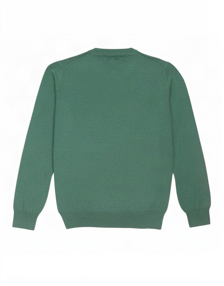 Maglione maglione girocollo da uomo Marks & Spencer XL cotone verde