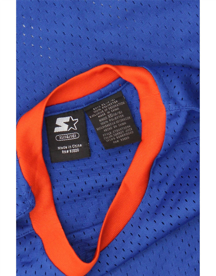 Canotta da ragazzo Starter 14-15 anni XL Blu in poliestere