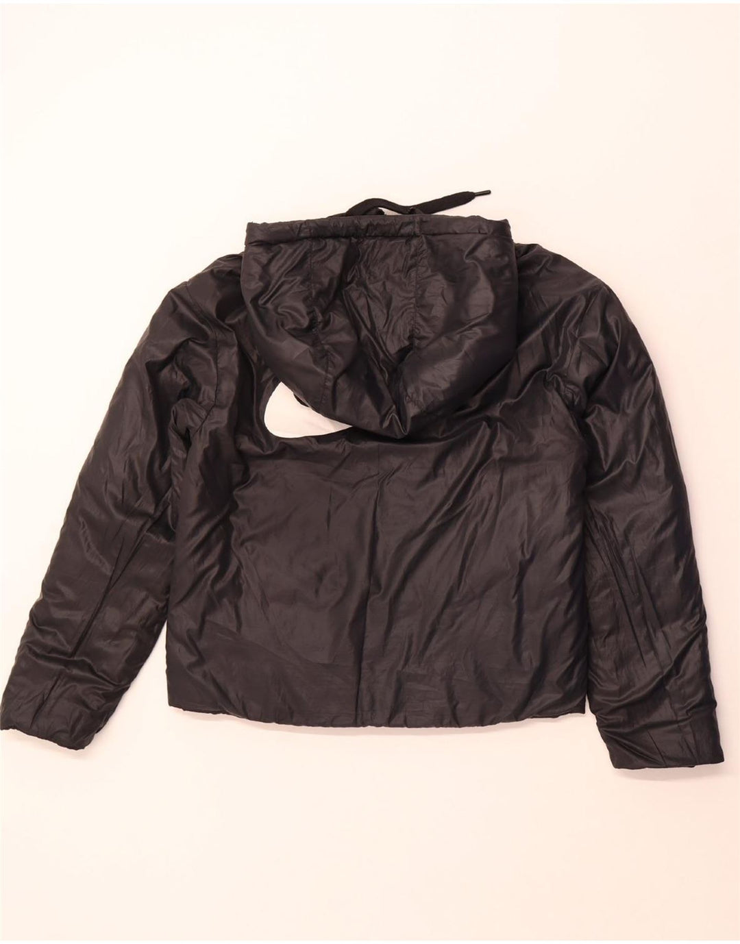 Giacca imbottita reversibile con cappuccio da donna NIKE UK 10 Small poliestere nero