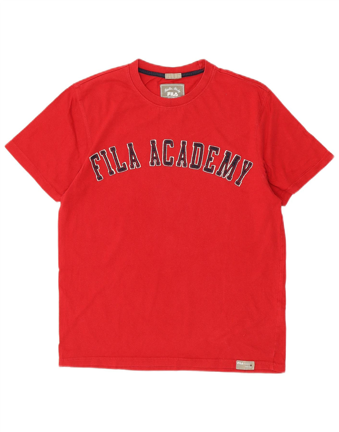 T-shirt grafica da uomo Fila Top XS in cotone rosso