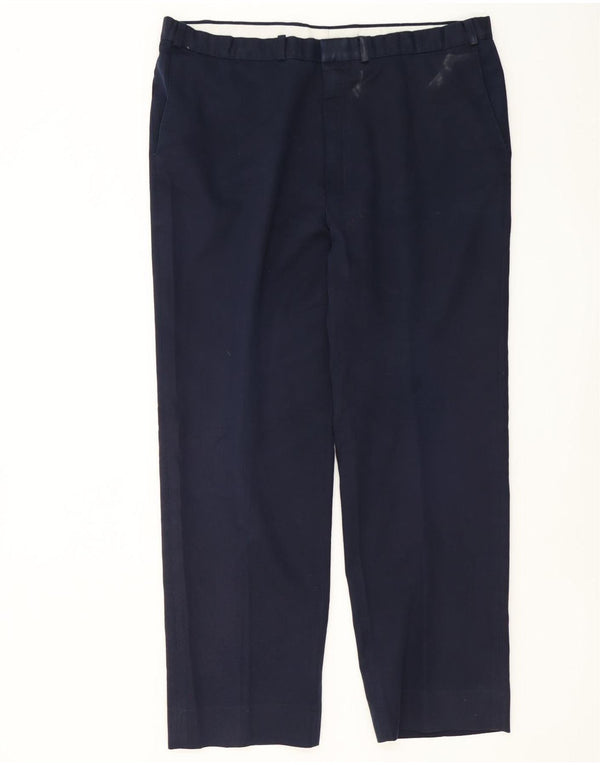 Pantaloni chino dritti Marks & Spencer da uomo St. Michael W40 L31 Blu Navy