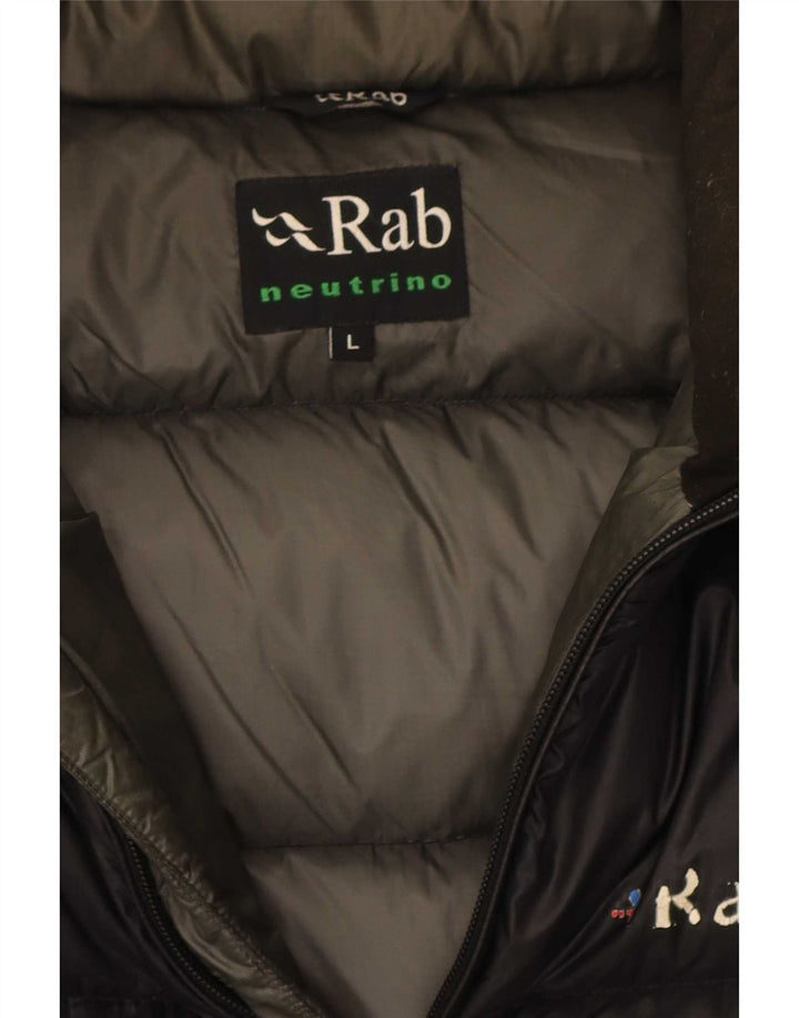 Gilet Imbottito Rab Uomo IT 40 Large Nero Poliammide