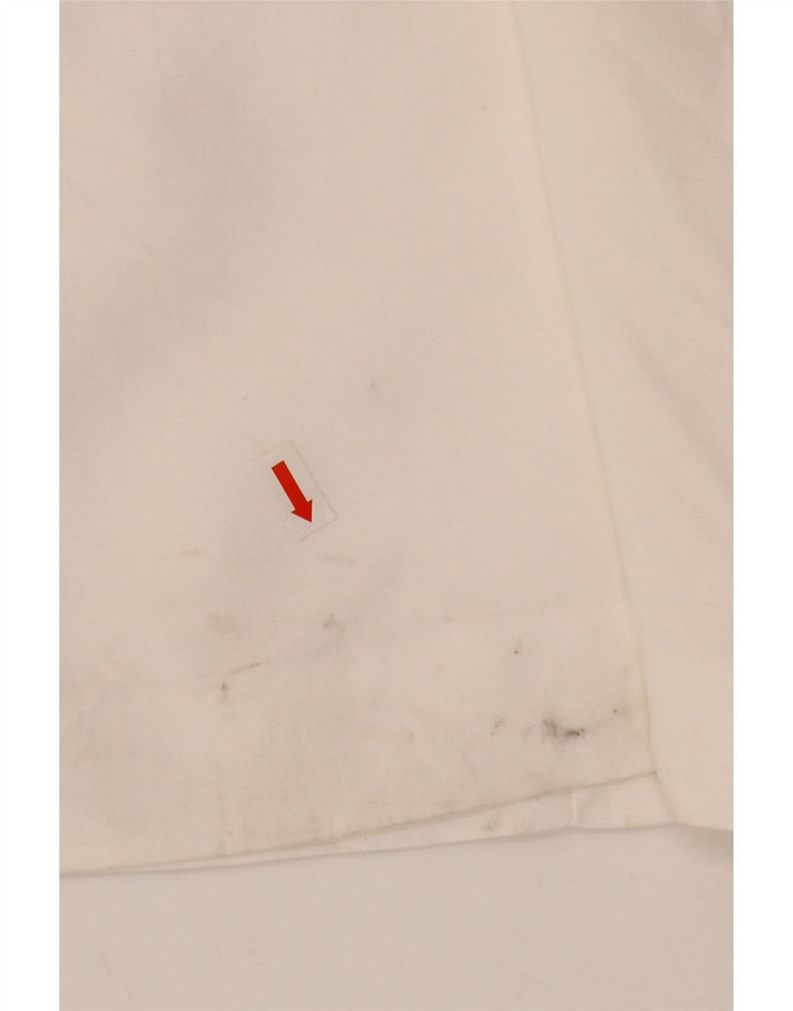 Abito tubino Zara da donna UK 8 piccolo in viscosa bianca