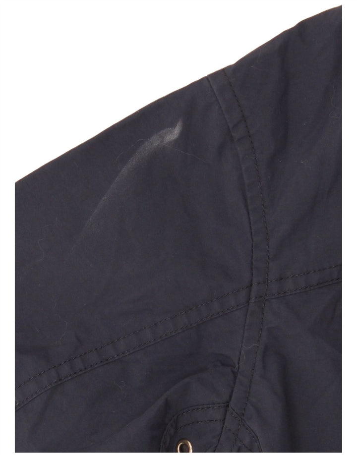 Giacca antipioggia con cappuccio per ragazzi Napapijri 9-10 anni in poliammide blu navy