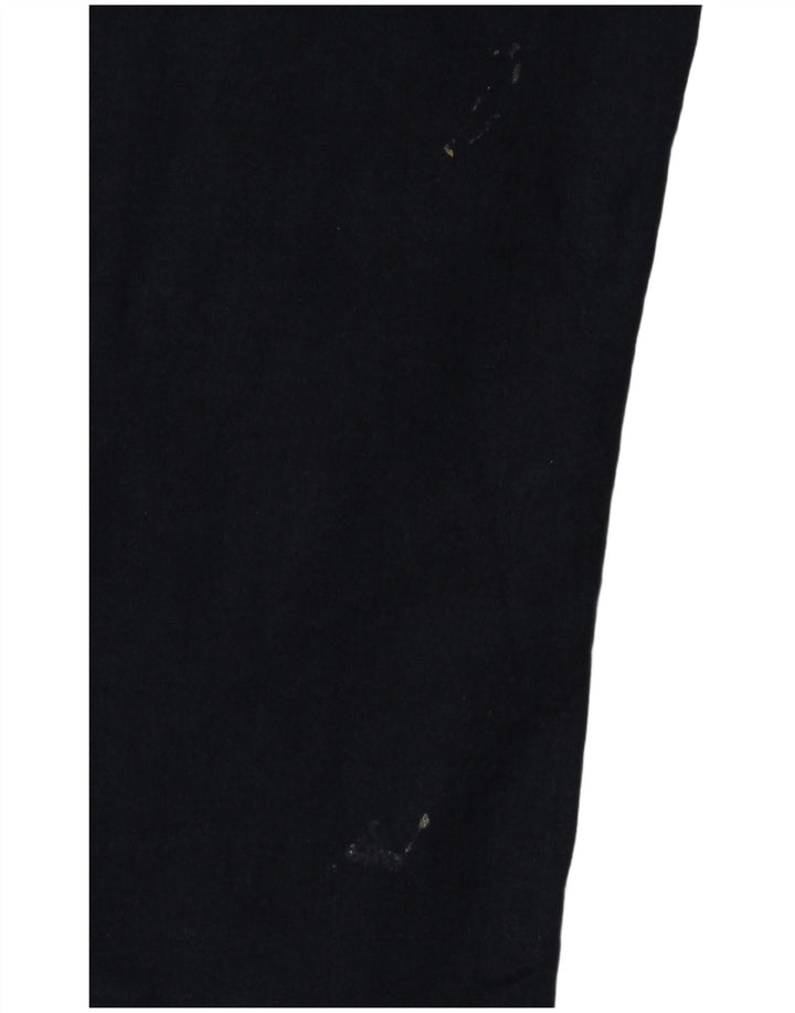 Jeans cropped da donna Marks & Spencer UK 12 medio W32 L21 cotone blu navy