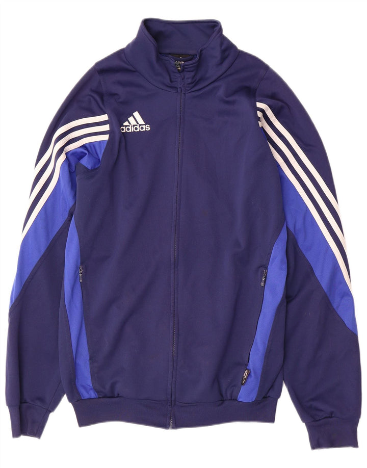 Giacca da tuta da uomo Adidas UK 38/40 Medium Blu Navy Sport