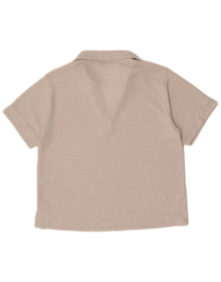 Polo da donna Marks & Spencer UK 12 poliestere bianco medio