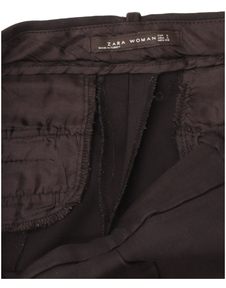 Pantaloni corti slim da donna Zara grandi W34 L24 neri