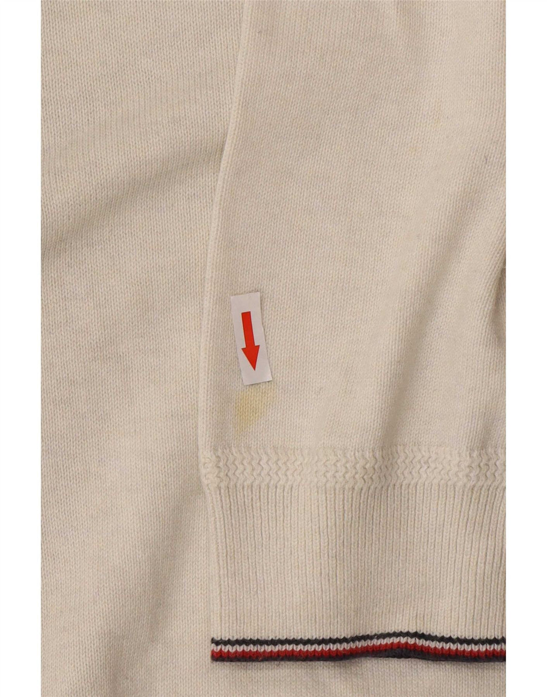 Maglione maglione con zip da uomo Tommy Hilfiger grande cotone grigio