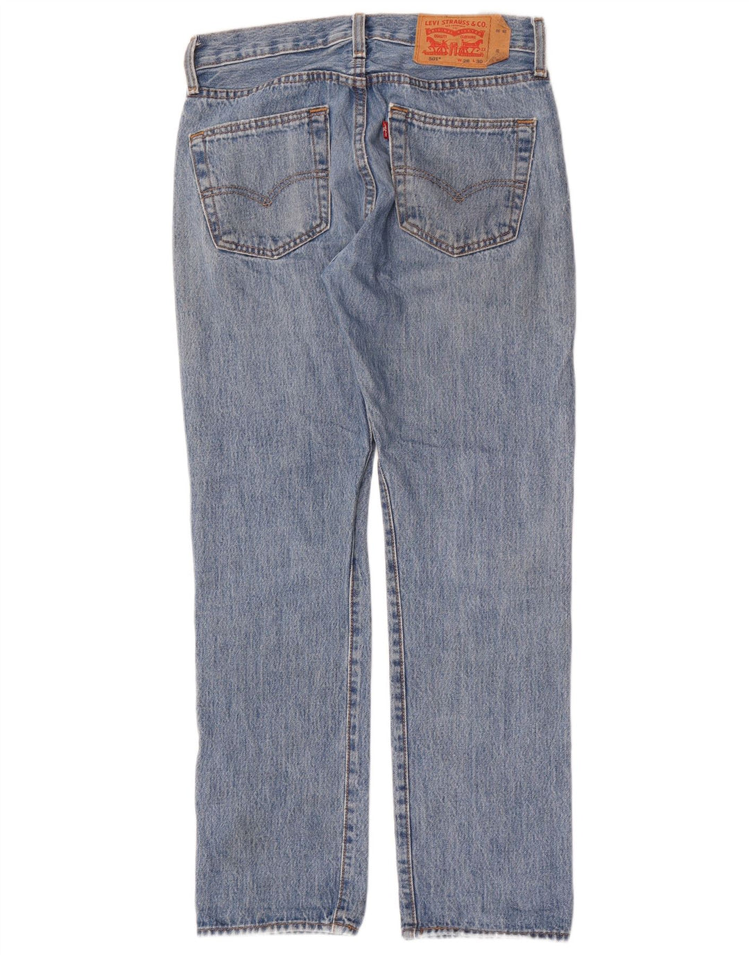Levi's Uomo 501 Jeans dritti W28 L30 Cotone Blu