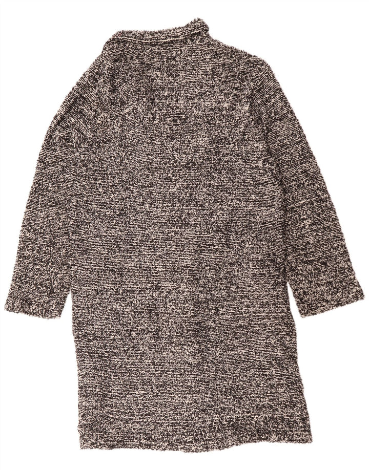 MARKS & SPENCER Cappotto oversize autografo da donna UK 18 XL Grigio chiazzato