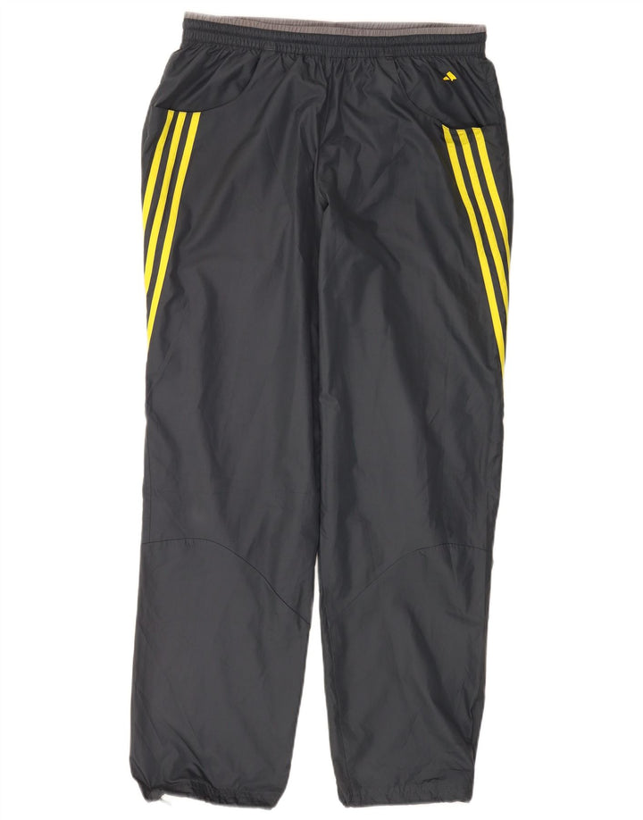 Pantaloni da tuta da uomo Adidas Joggers in poliestere grigio medio