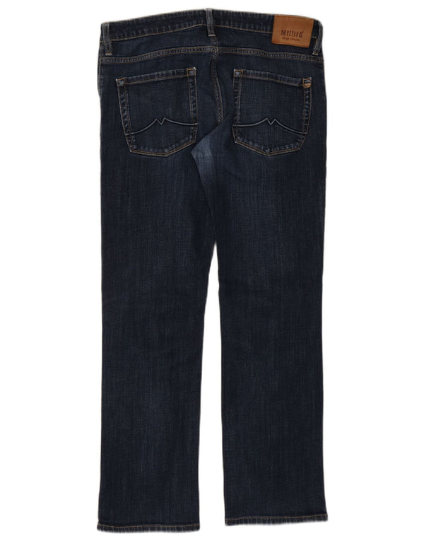 Mustang Jeans dritti da uomo W34 L30 cotone blu navy