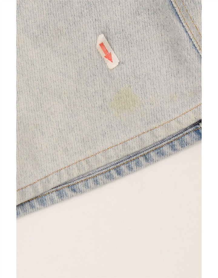 Gonna in denim da donna Mason W28 blu medio