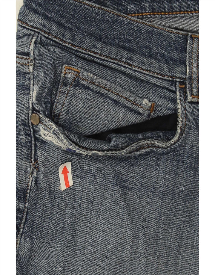 Jeans Cropped Uomo Trussardi IT 51 Large W37 L26 Blu