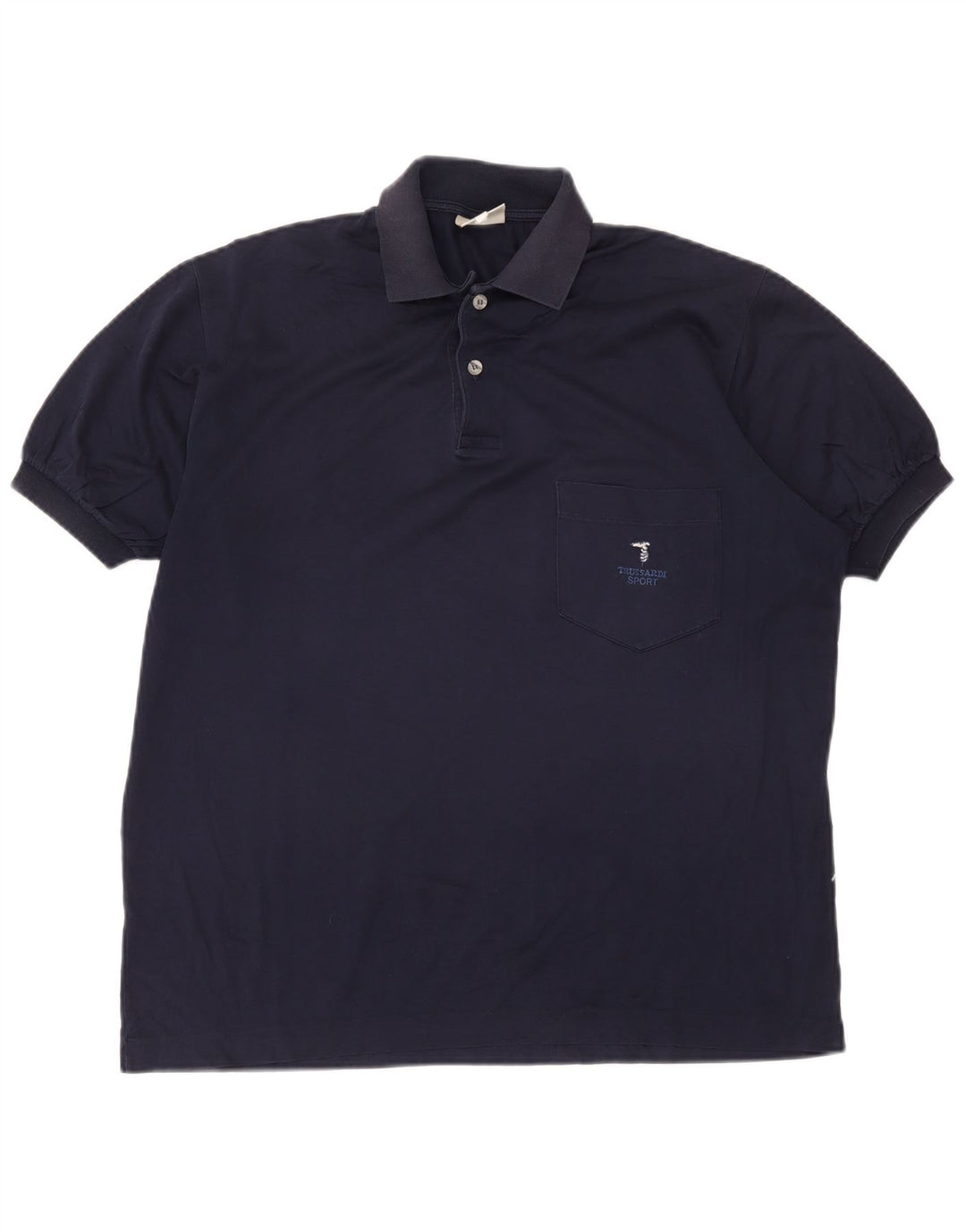 Polo Uomo Trussardi IT 50 Medium Blu Navy