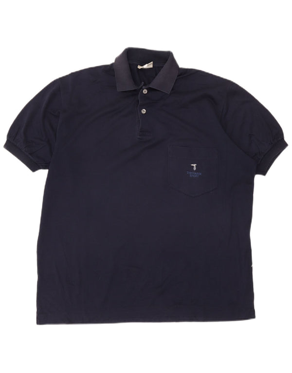Polo Uomo Trussardi IT 50 Medium Blu Navy