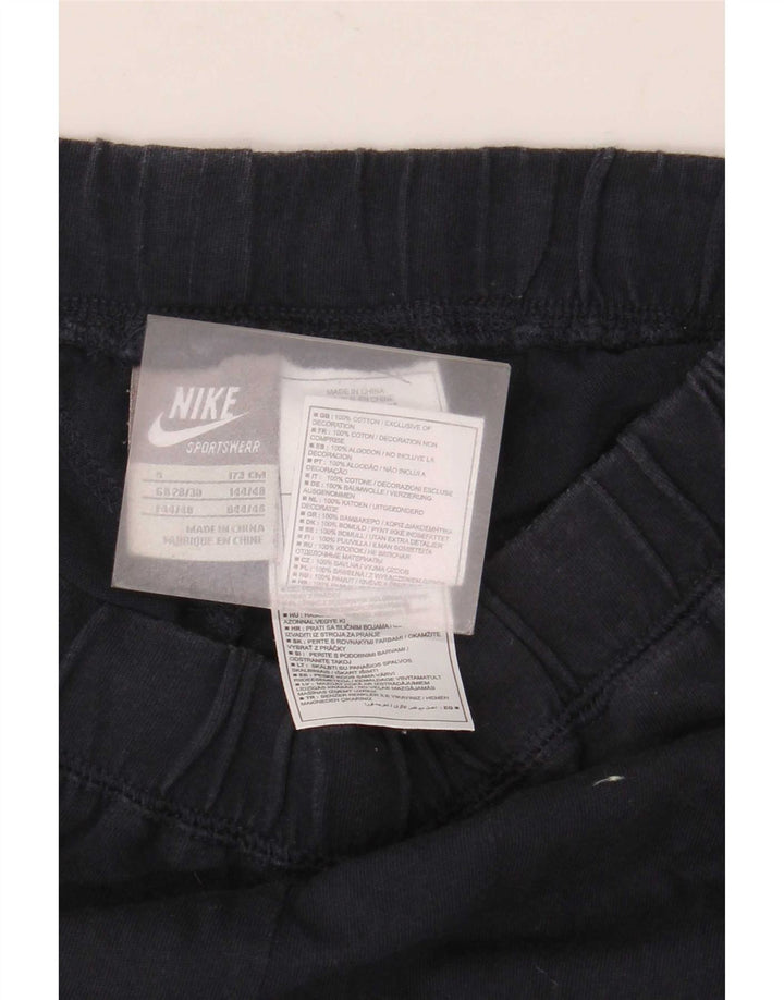 Pantaloni da tuta da uomo Nike Small in cotone blu navy