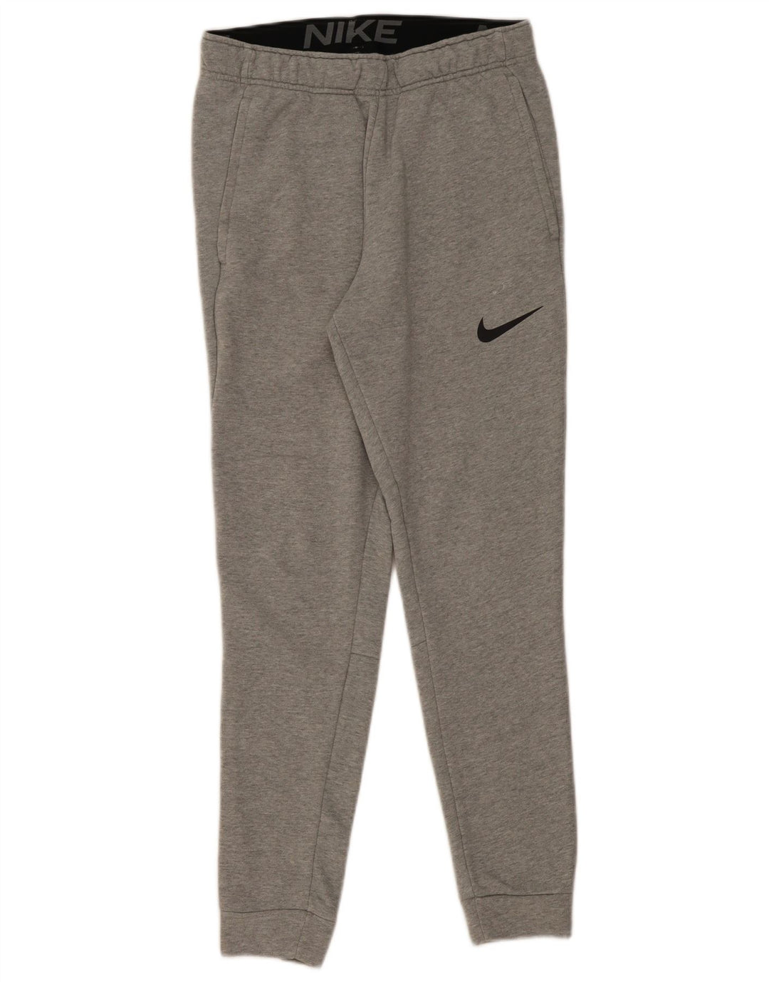 Pantaloni da tuta da uomo Nike Dri Fit Joggers piccoli in cotone grigio