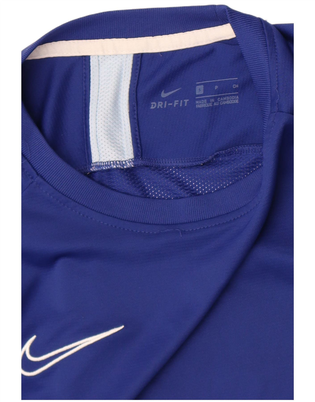 T-shirt Nike Dri Fit da uomo, piccola, color block blu