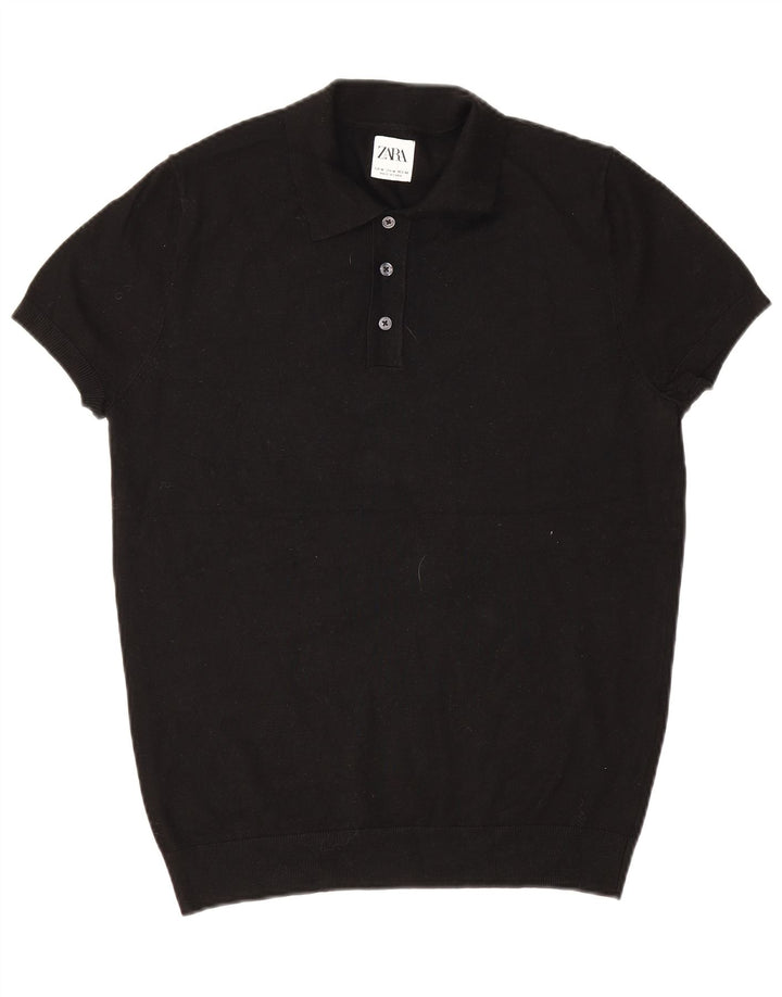 Polo Zara da uomo media nera