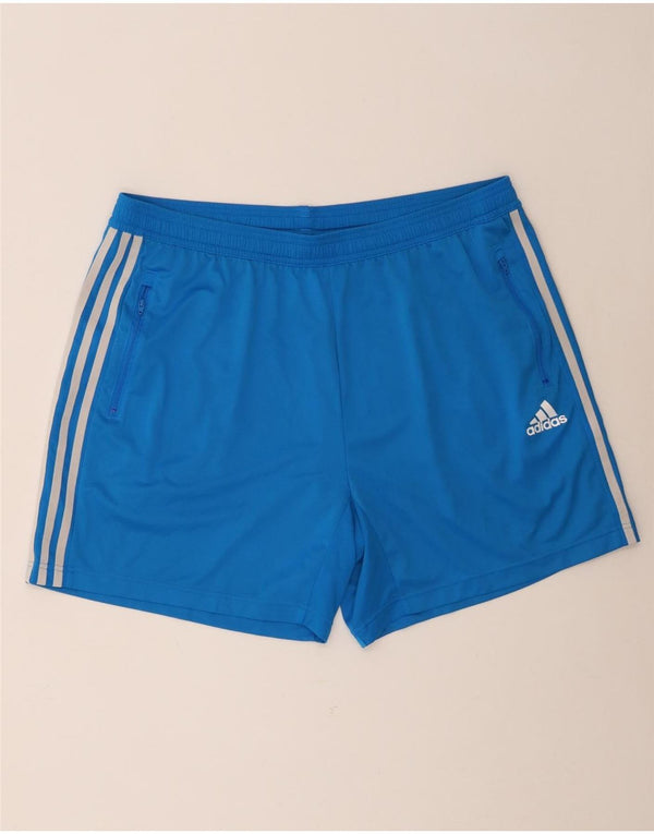Pantaloncini sportivi Adidas Aeroready da uomo 2XL blu poliestere