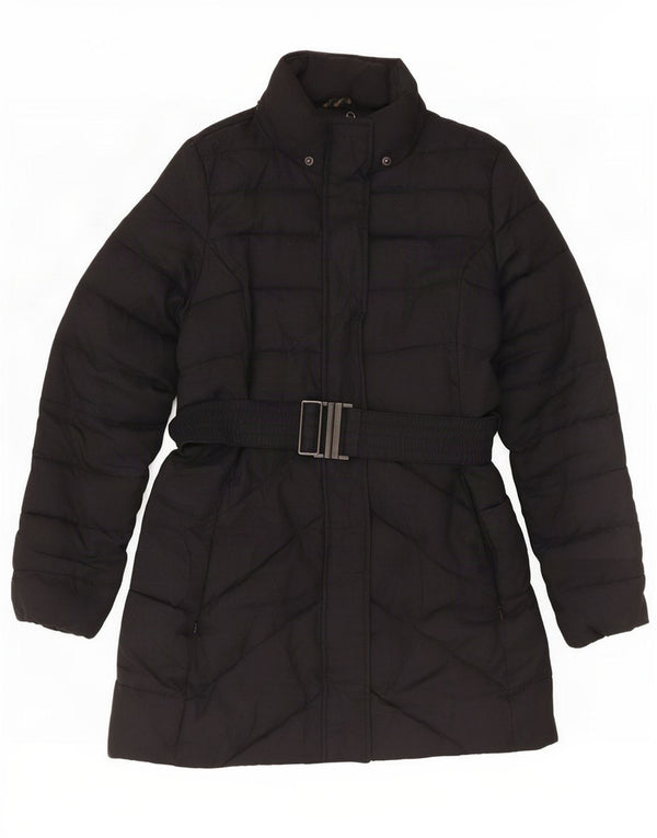 Cappotto imbottito da donna Barbour UK 14 grande spina di pesce nera