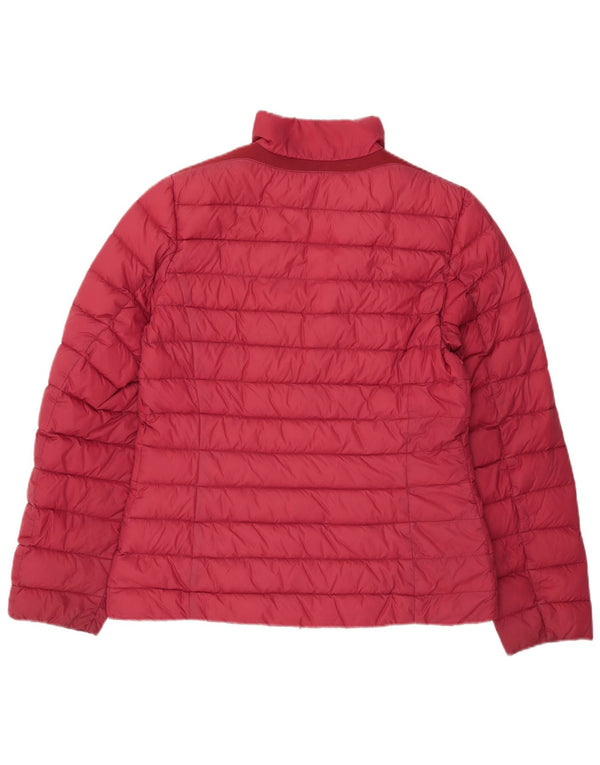 Giacca imbottita da donna Geox UK 14 Large rossa in poliammide