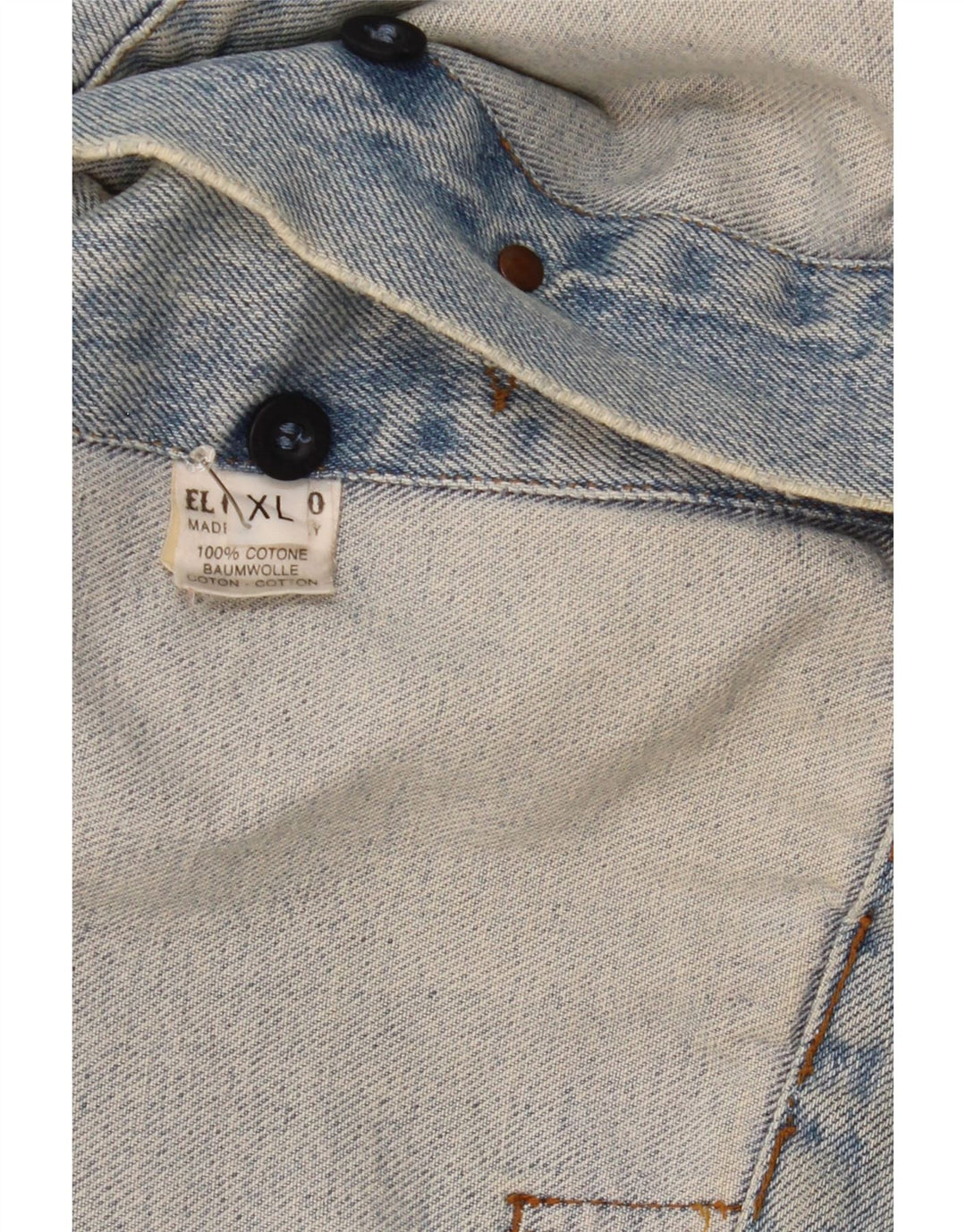 Giacca di jeans da uomo El Charro UK 42 XL Cotone blu