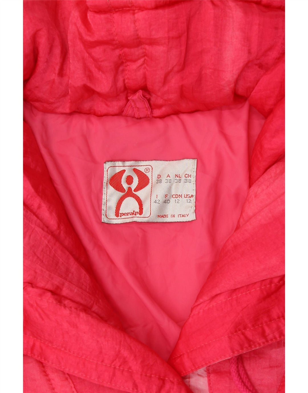 Giacca a vento oversize da donna Peralp IT 42 Rosa medio Poliammide