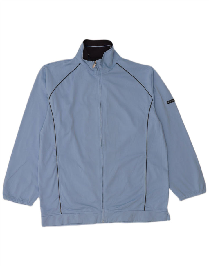 Giacca da tuta da uomo CHAMPION grande in poliestere blu
