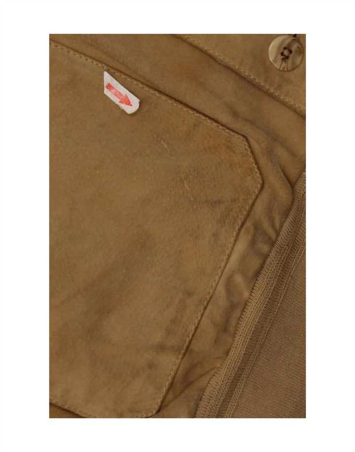 Bomber Uomo In Pelle Scamosciata Conbipel IT 56 2XL Pelle Beige
