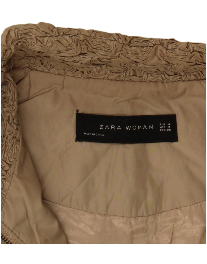 Giubbotto bomber da donna Zara UK 14 beige medio