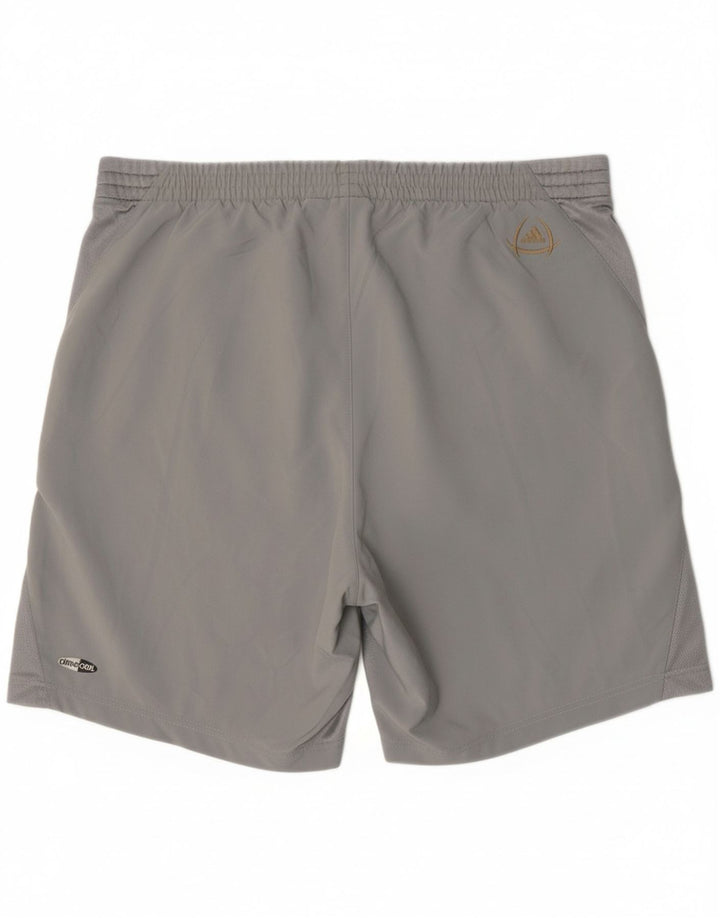 ADIDAS Mens Climacool Sport Shorts Large Grey Polyester