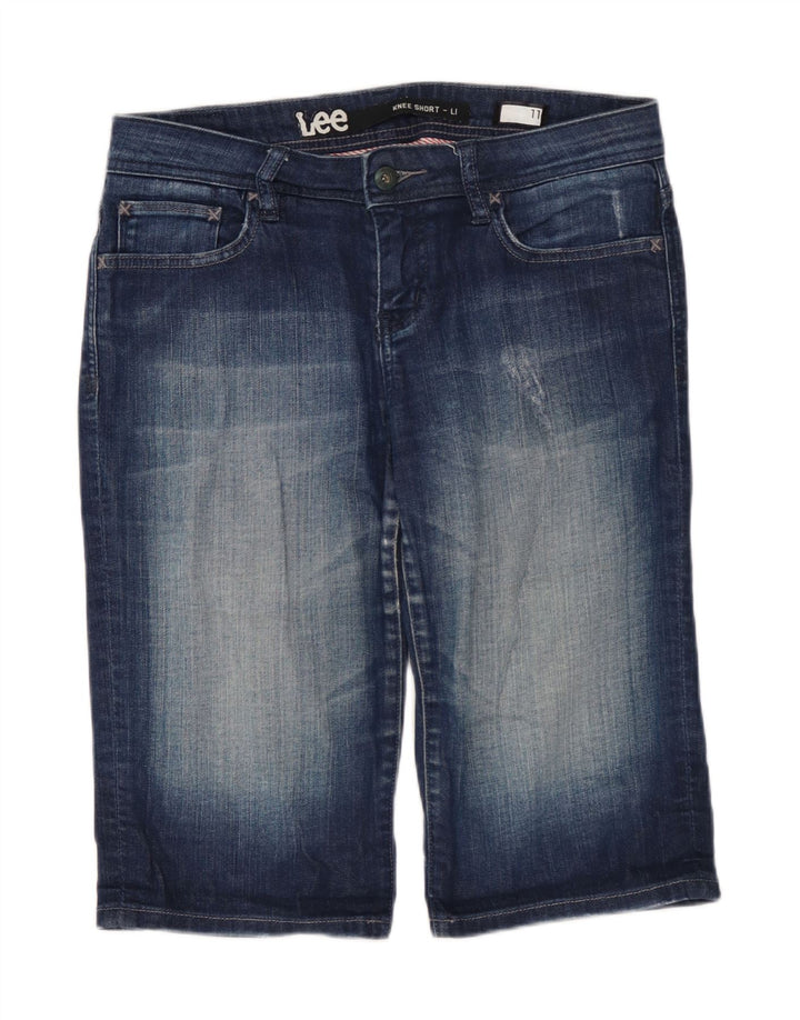 Pantaloncini di jeans da donna LEE US 11 Large W30 in cotone blu