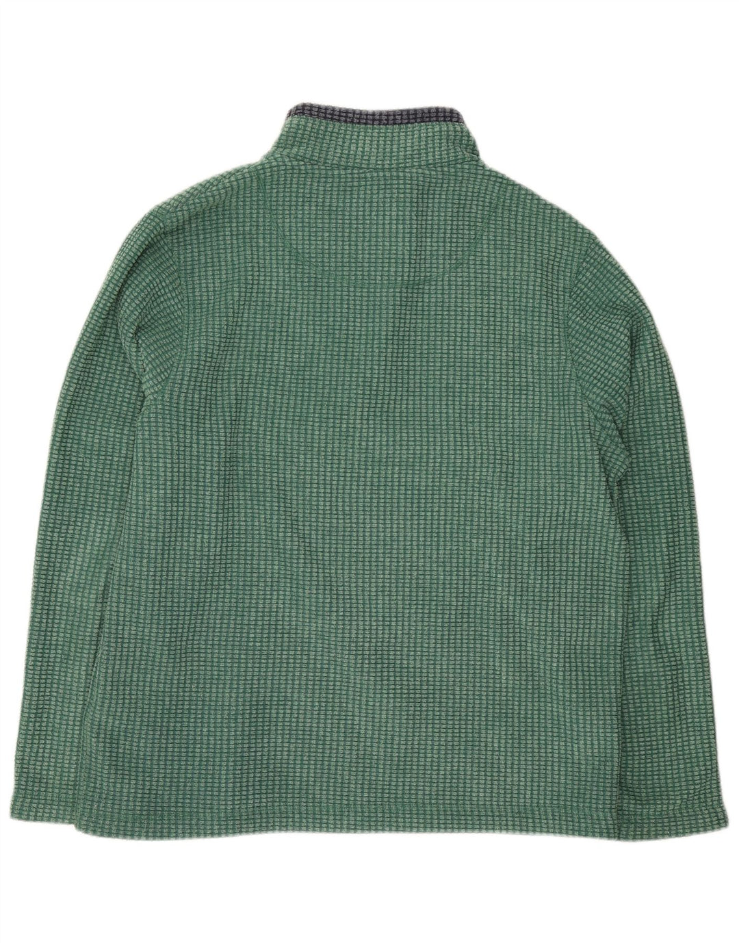 Maglione in pile da uomo con collo con zip Weird Fish XL verde poliestere