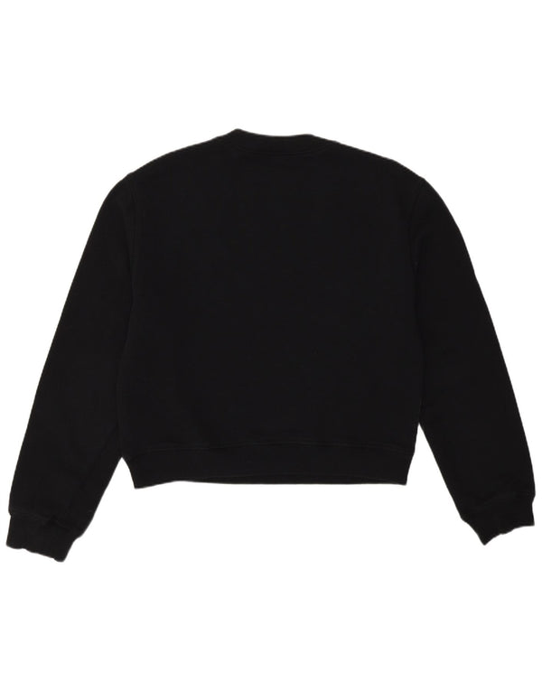 Felpa oversize da donna Moschino UK 6 XS cotone nero