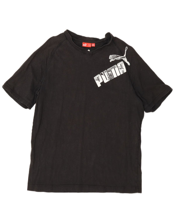 T-shirt grafica da uomo Puma Large grigia