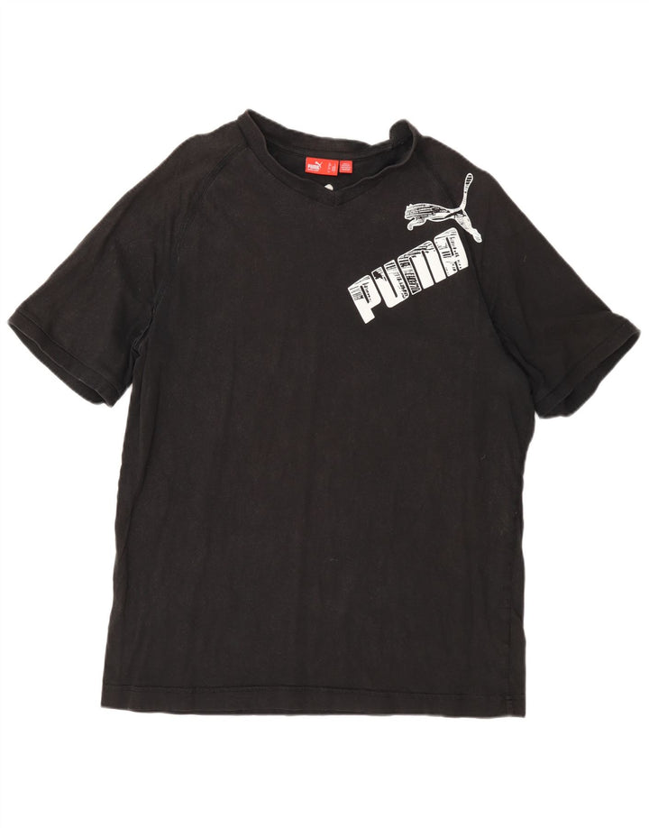 T-shirt grafica da uomo Puma Large grigia