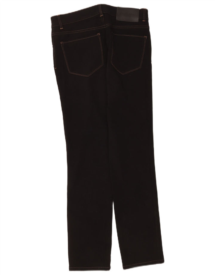 Jeans slim da donna Massimo Dutti EU 38 Small W28 L30 Cotone nero