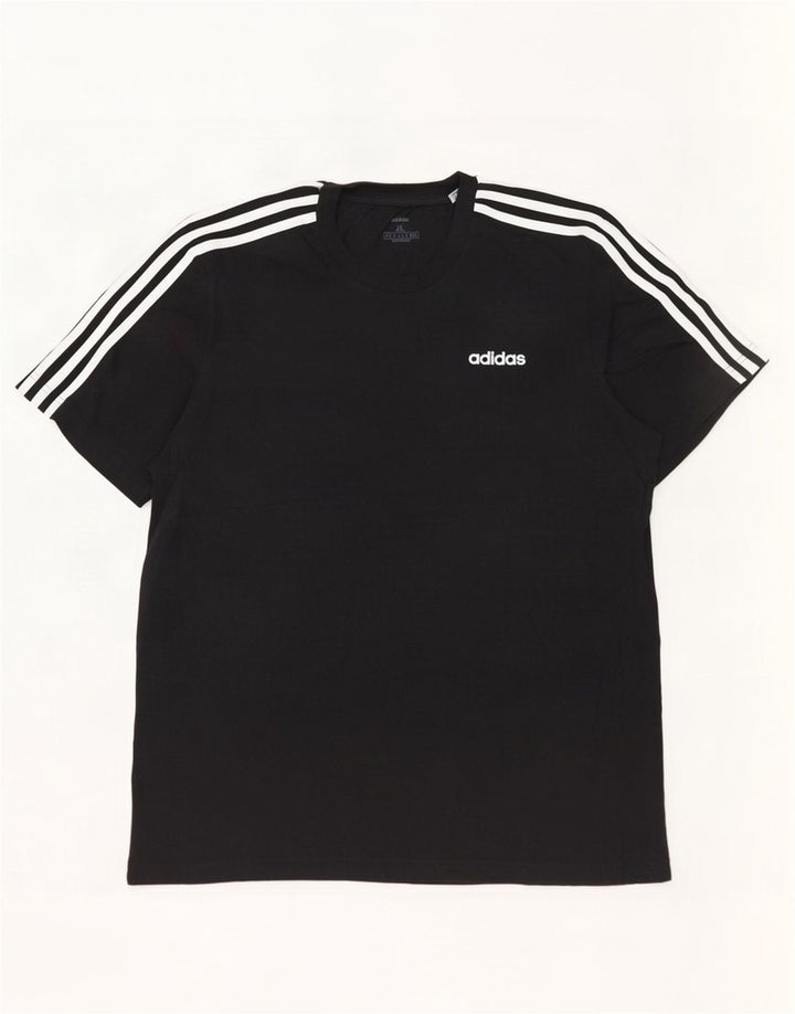 T-shirt da uomo Adidas Top XL in cotone nero