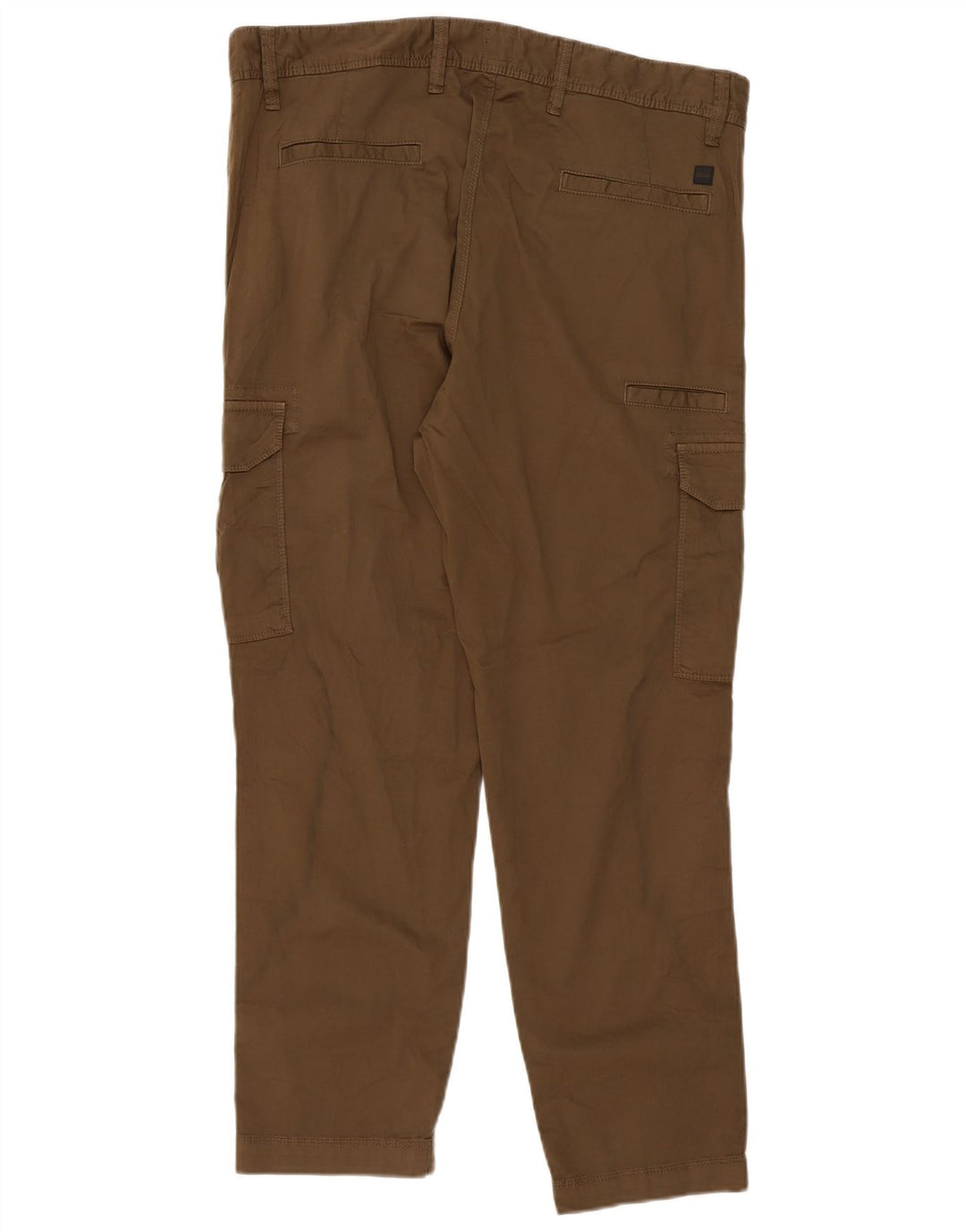 Pantaloni cargo slim da uomo Hugo Boss W36 L29 cotone kaki