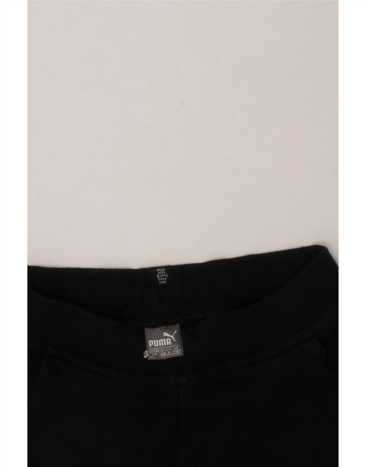 PUMA Boys Graphic Sport Shorts 7-8 Years Black Cotton Vintage Puma and Second-Hand Puma from Messina Hembry 