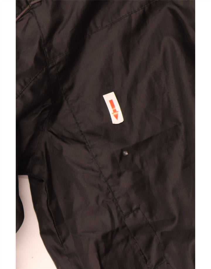 Giacca antipioggia con cappuccio da bambino Umbro 11-12 anni grande in poliestere nero