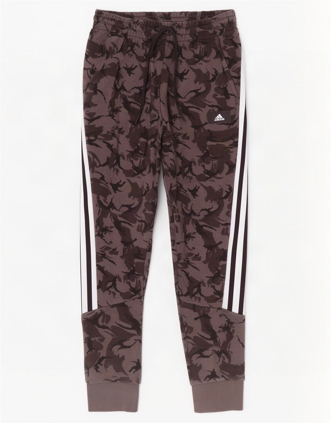 Pantaloni da tuta da uomo Adidas Joggers in cotone mimetico grigio medio
