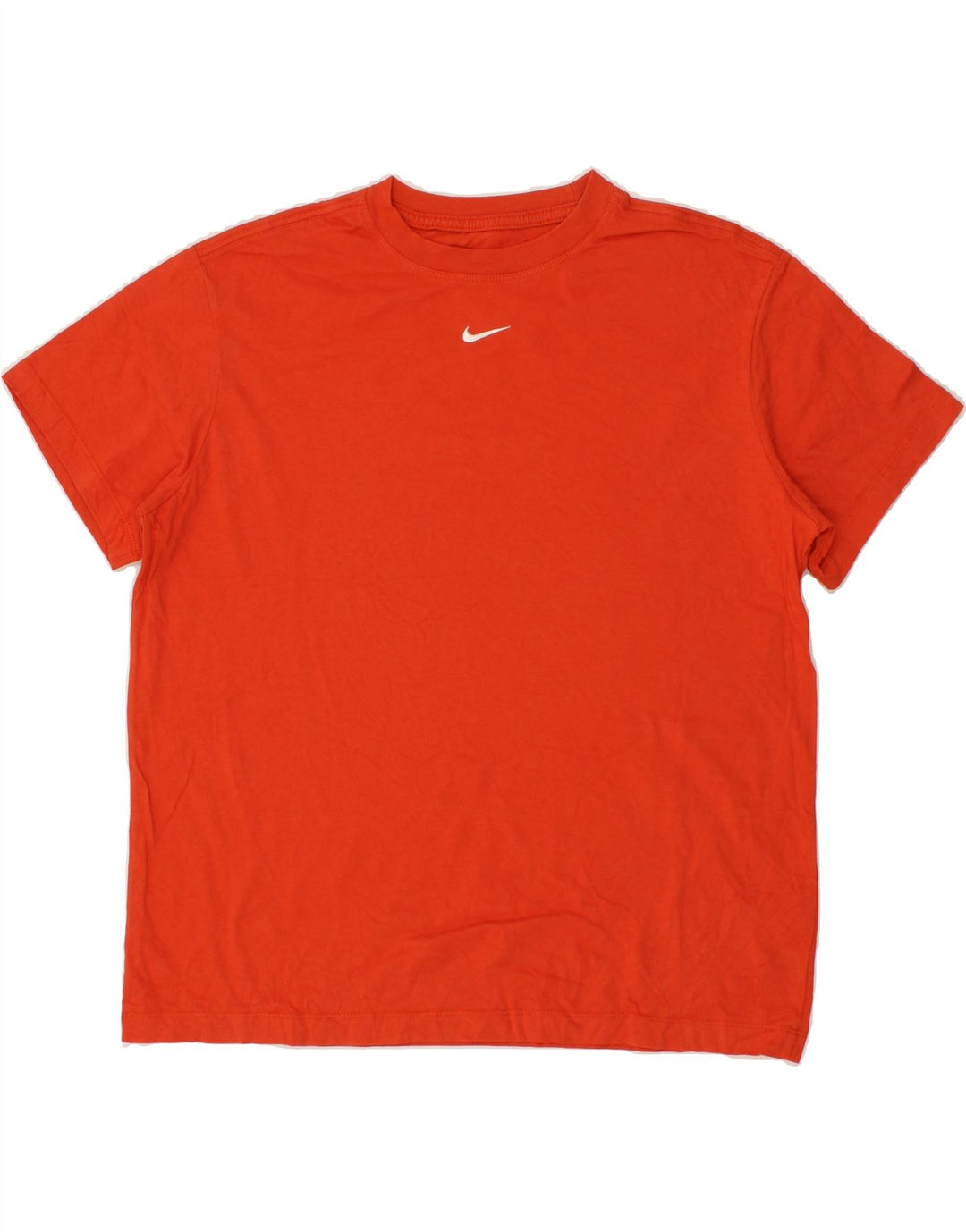 NIKE T-shirt ampia da uomo, vestibilità ampia, piccola, in cotone rosso