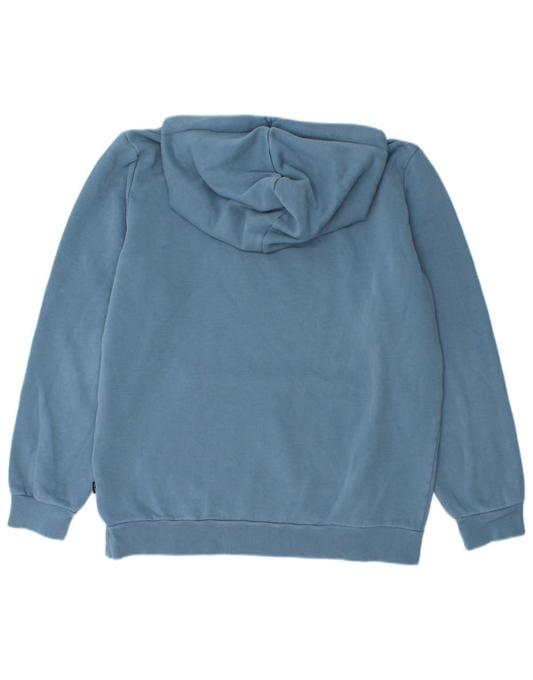 Felpa con cappuccio da uomo Puma Small in cotone blu