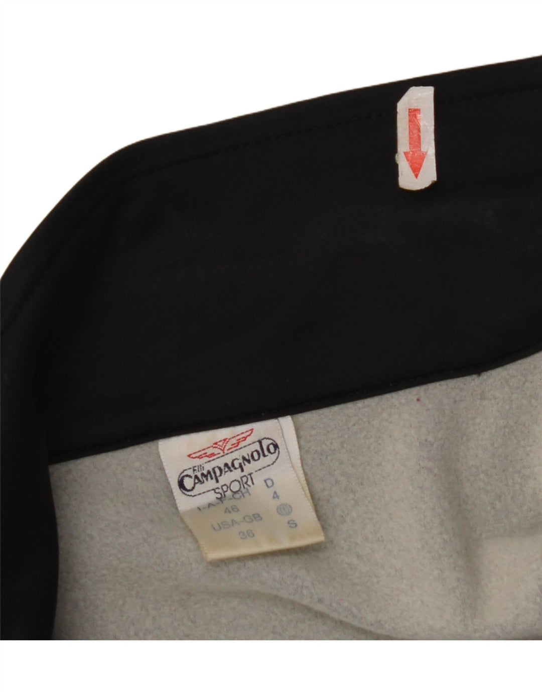 Giacca da tuta da uomo F.LLI Campagnolo UK 36 Small Black Colourblock