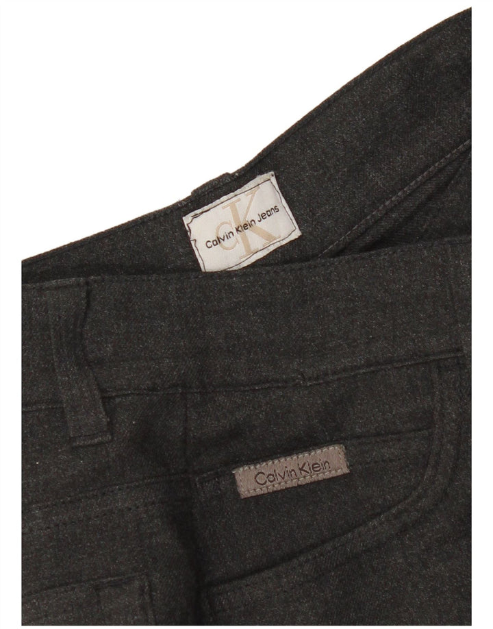 Pantaloni casual bootcut da donna Calvin Klein W28 L31 Grigi