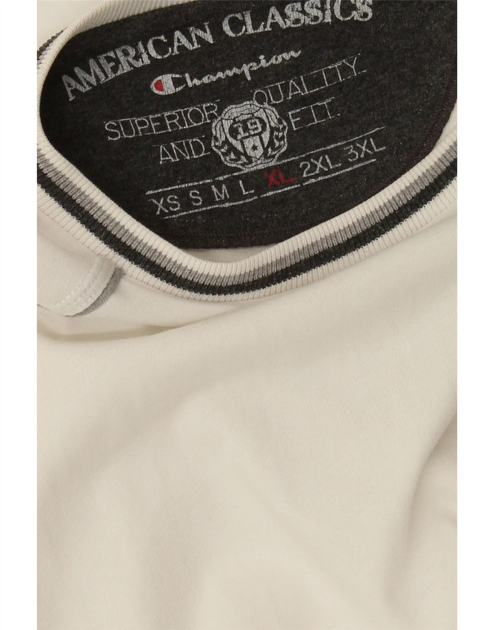 CHAMPION Mens T-Shirt Top XL White